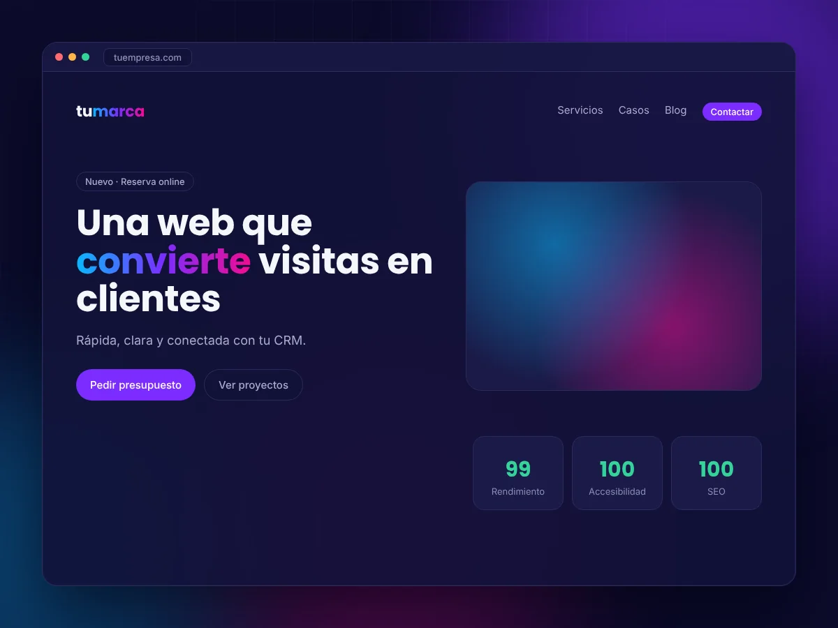 Ilustración del servicio de diseño y desarrollo web de Mavagna