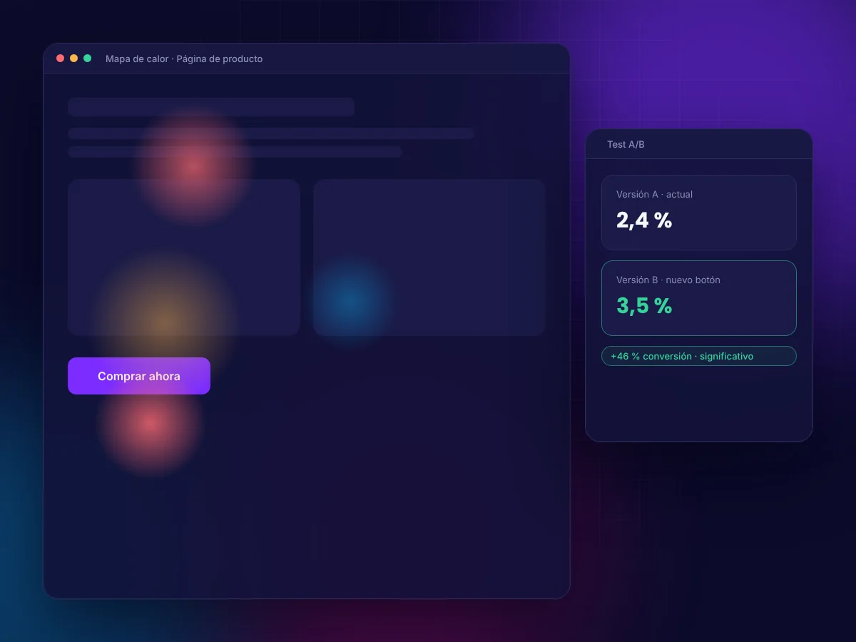 Ilustración del servicio de UX y CRO de Mavagna